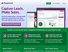 Tablet Screenshot of flowlead.com